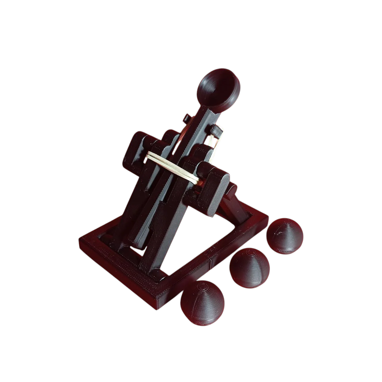 Игрушка-катапульта Print-in-Place Pop-Up Catapult v1.1 10 см 3D-печать