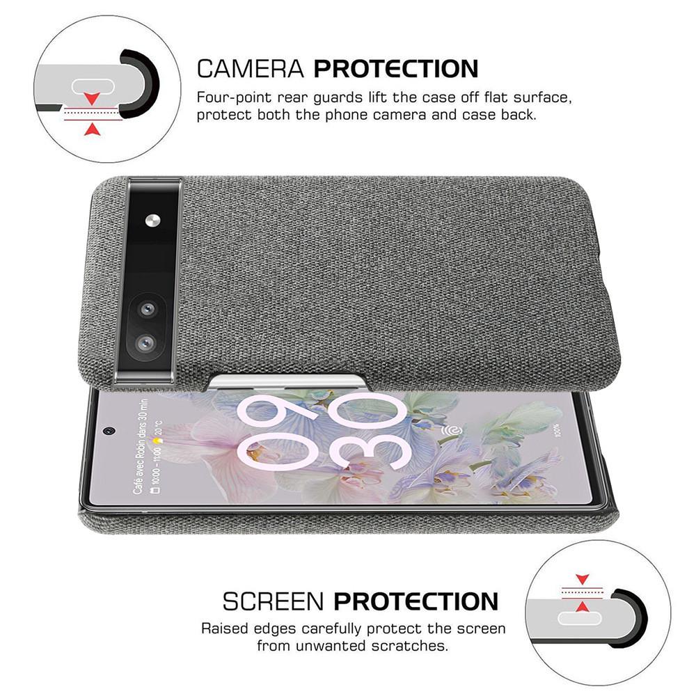 Тканевый чехол для Google Pixel 6a (серый) - фото 5