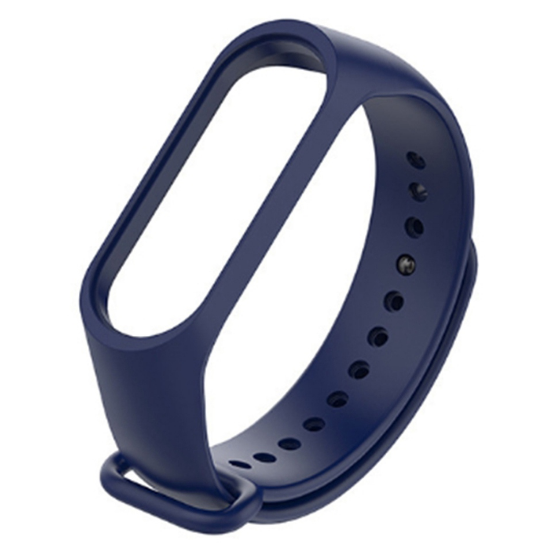 Силіконовий ремінець BeCover для Xiaomi Mi Band 3/4 Deep Blue (704127) - фото 3