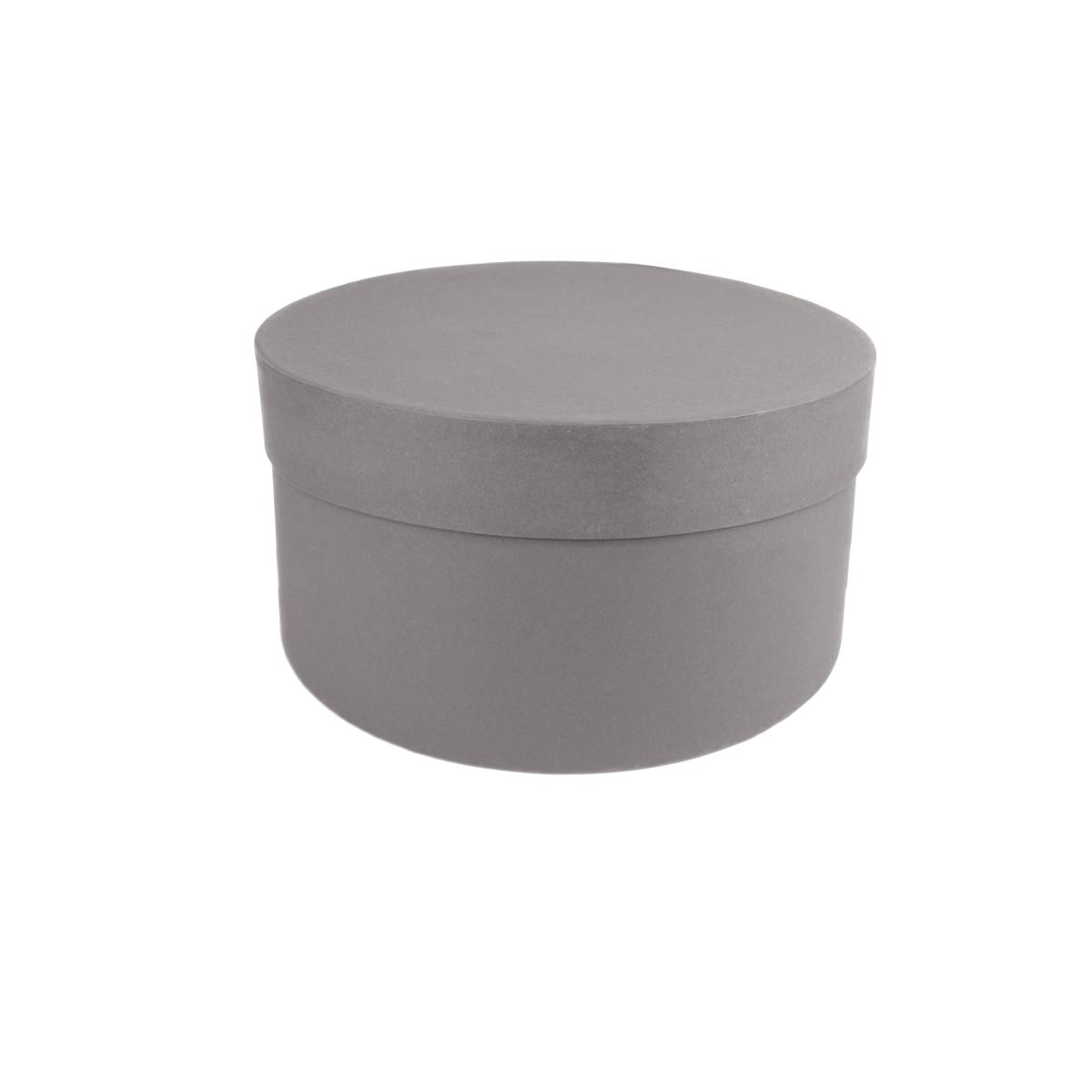 Коробка Perfectbox циліндрична матова 10х20х20 см Сірий (20102) - фото 1 Коробка Perfectbox циліндрична матова 10х20х20 см Сірий (20102) - фото 1