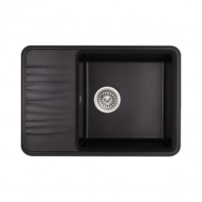 Кухонная мойка Q-tap CS 7440 Black (QT7440BLA404)
