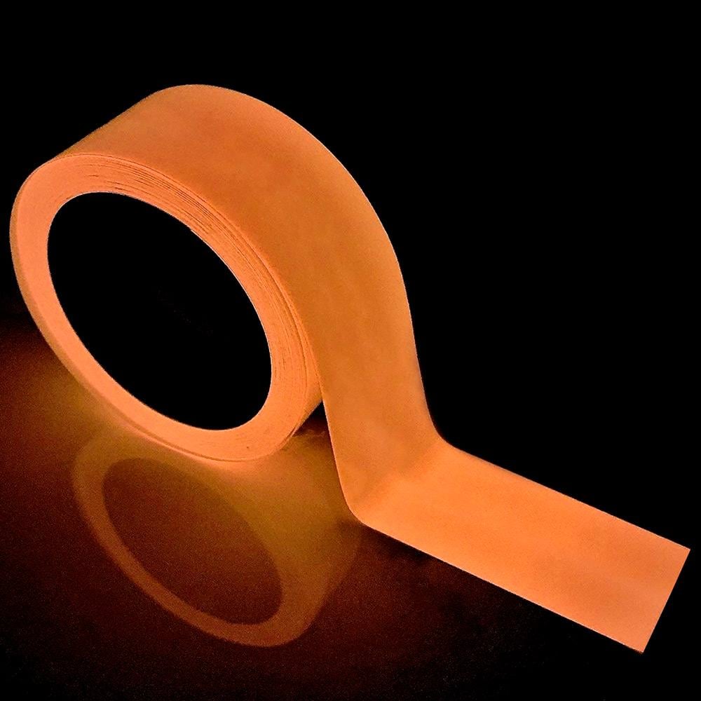 Лента люминесцентная фосфорная 5 см х 5 м Оранжевый (329011348)