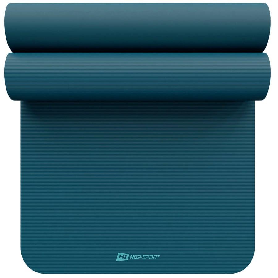 Коврик для йоги Hop-Sport HS-NB016GM NBR 1,5 см Темний морський (5167)