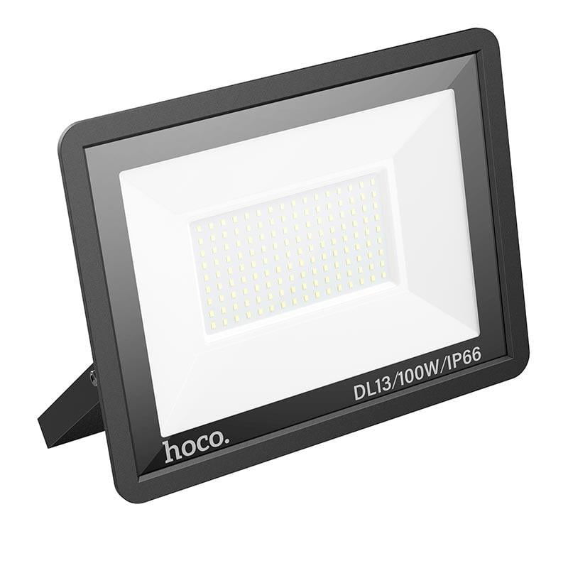 Прожектор Hoco DL13 Ultra Thin 100W IP66 LED Черный (28274205)