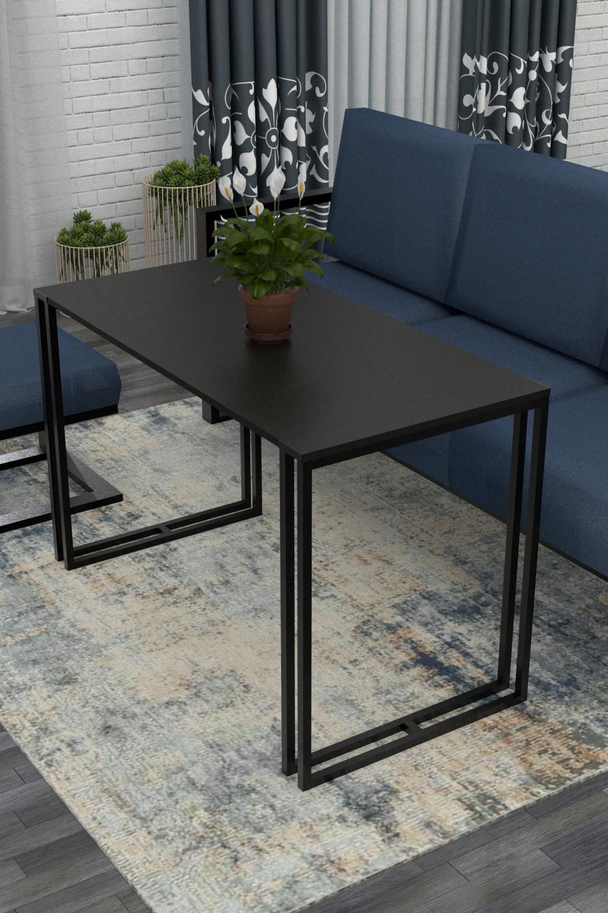 Письменный стол в стиле лофт EcoLoft Vireo DSP-1161 Черный (24366270)