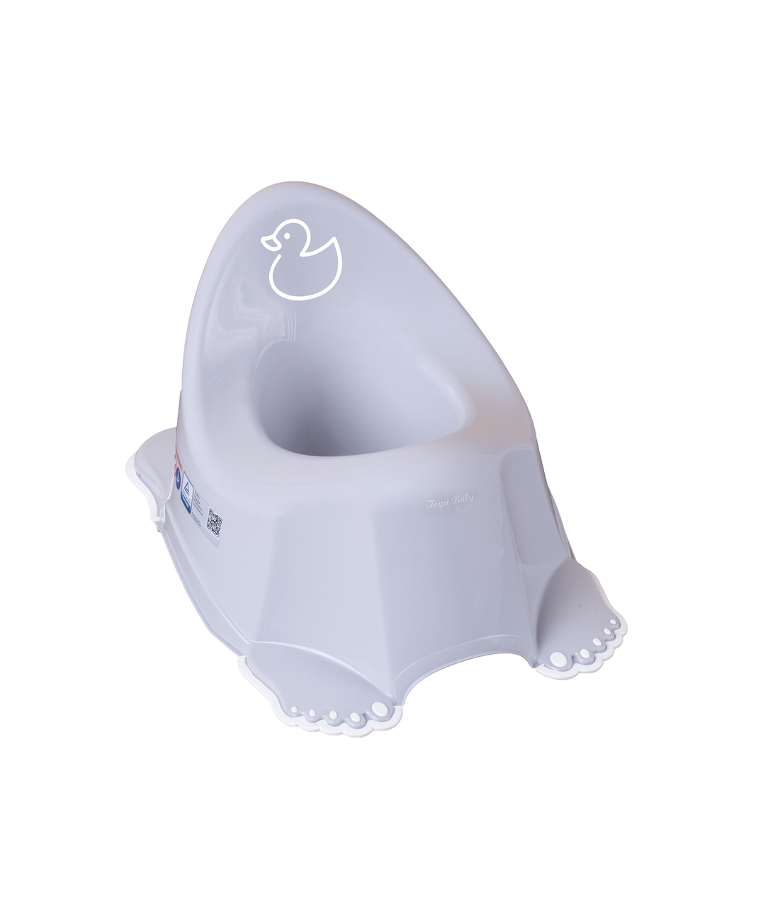 Горшок Tega Baby PO-070-133 Утенок с противоскользящей резиной и музыкой Светло-фиолетовый (5902963015792)