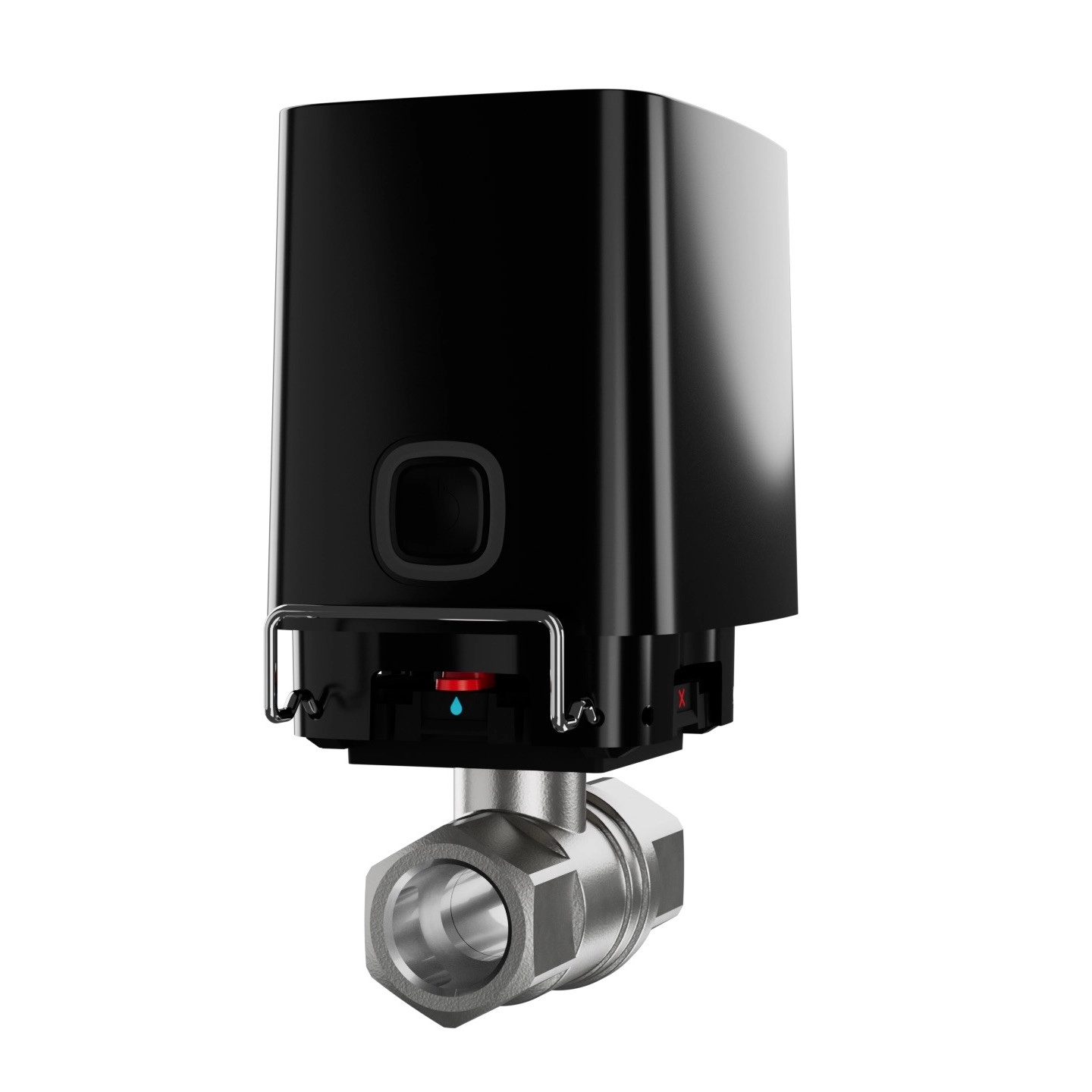 Кран перекрытия воды беспроводной Ajax WaterStop 1/2" с дистанционным управлением Black (45643.146.BL1 29711)