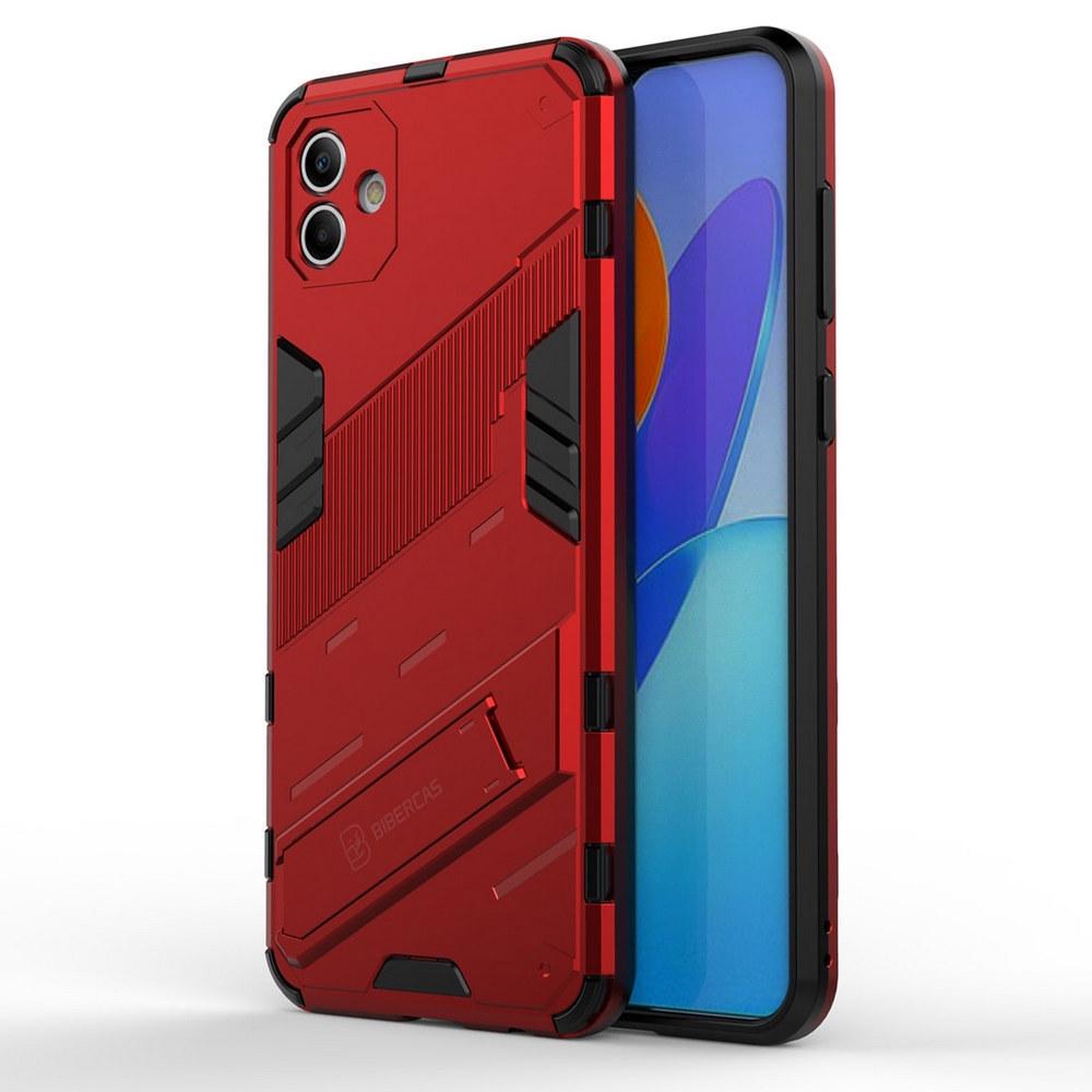 Защитный чехол BIBERCAS для Samsung Galaxy A04 A045 (с подставкой) Red (31146-2D)