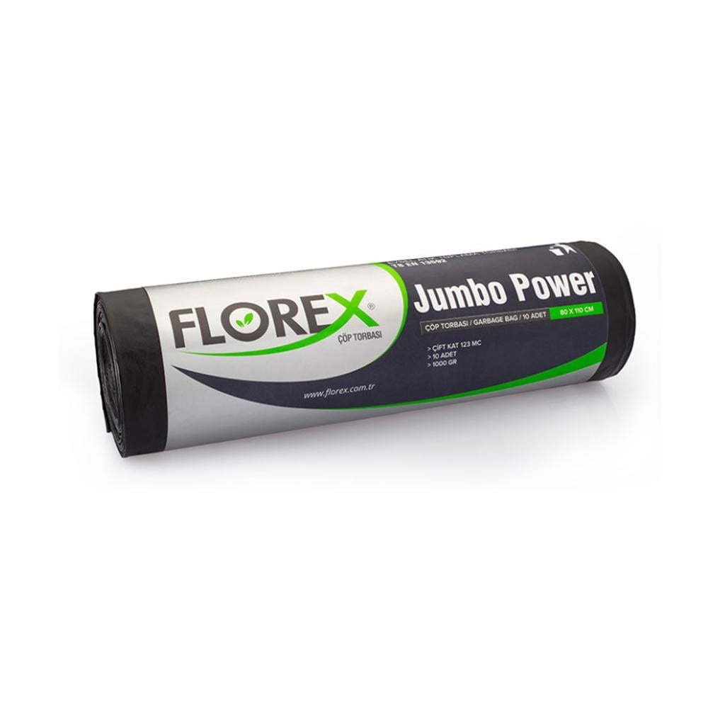 Пакеты мусорные Sanpreis JUMBO POWER 123 мкм 10 шт. 110 л Пакеты мусорные Sanpreis JUMBO POWER 123 мкм 10 шт. 110 л