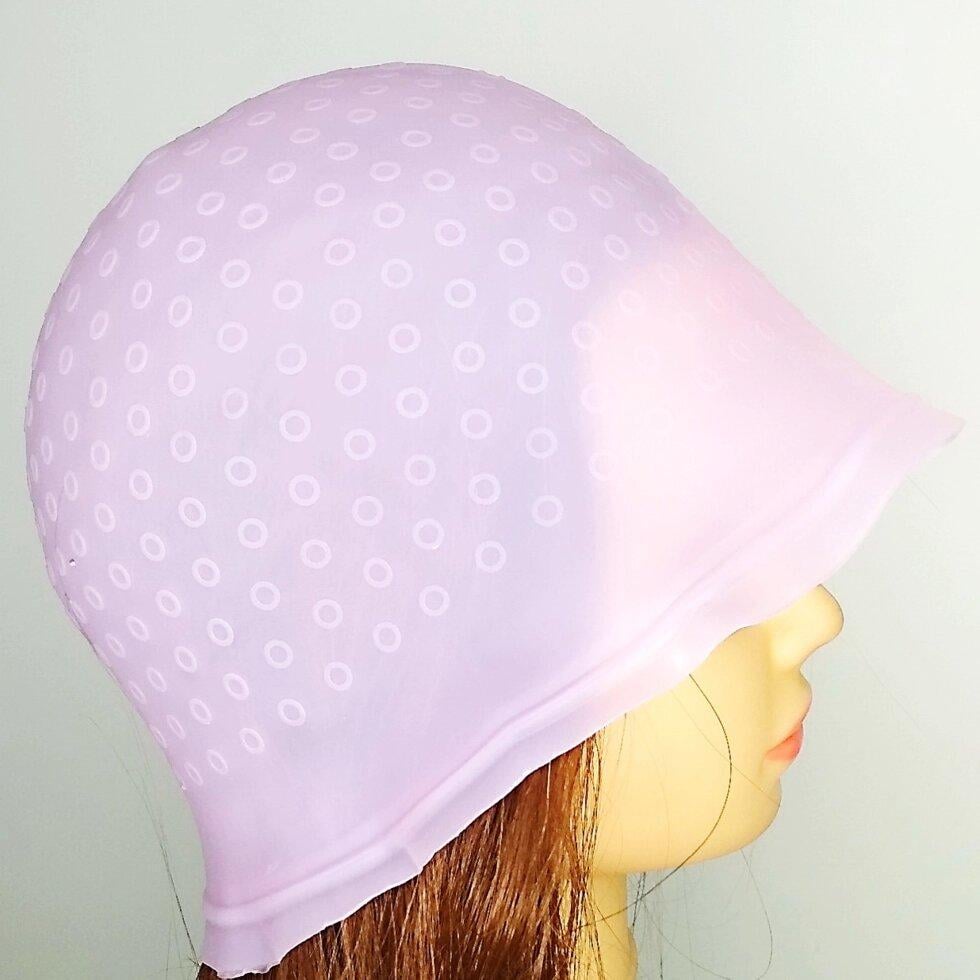 Шапочка силиконовая для отбеливания волос ДенІС professional Розовый (1482521796)