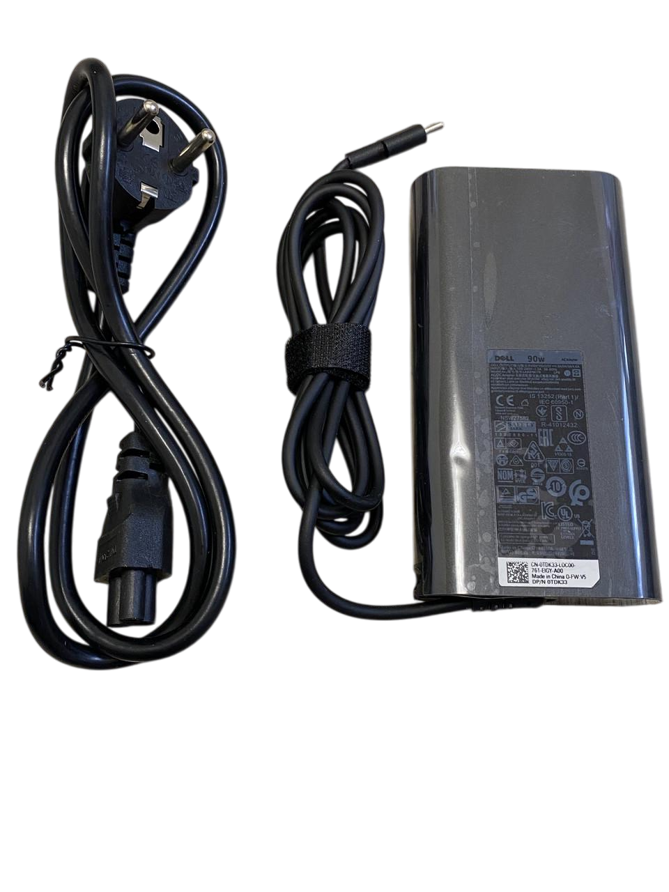 Блок живлення для ноутбука Dell 90W 5V-20V 3 A-4,5 A з кабелем 220 В (2572509613)