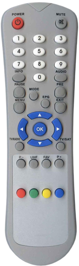 Пульт для cупутникового тюнера Digital Telekom mini X-1001 (3000711)