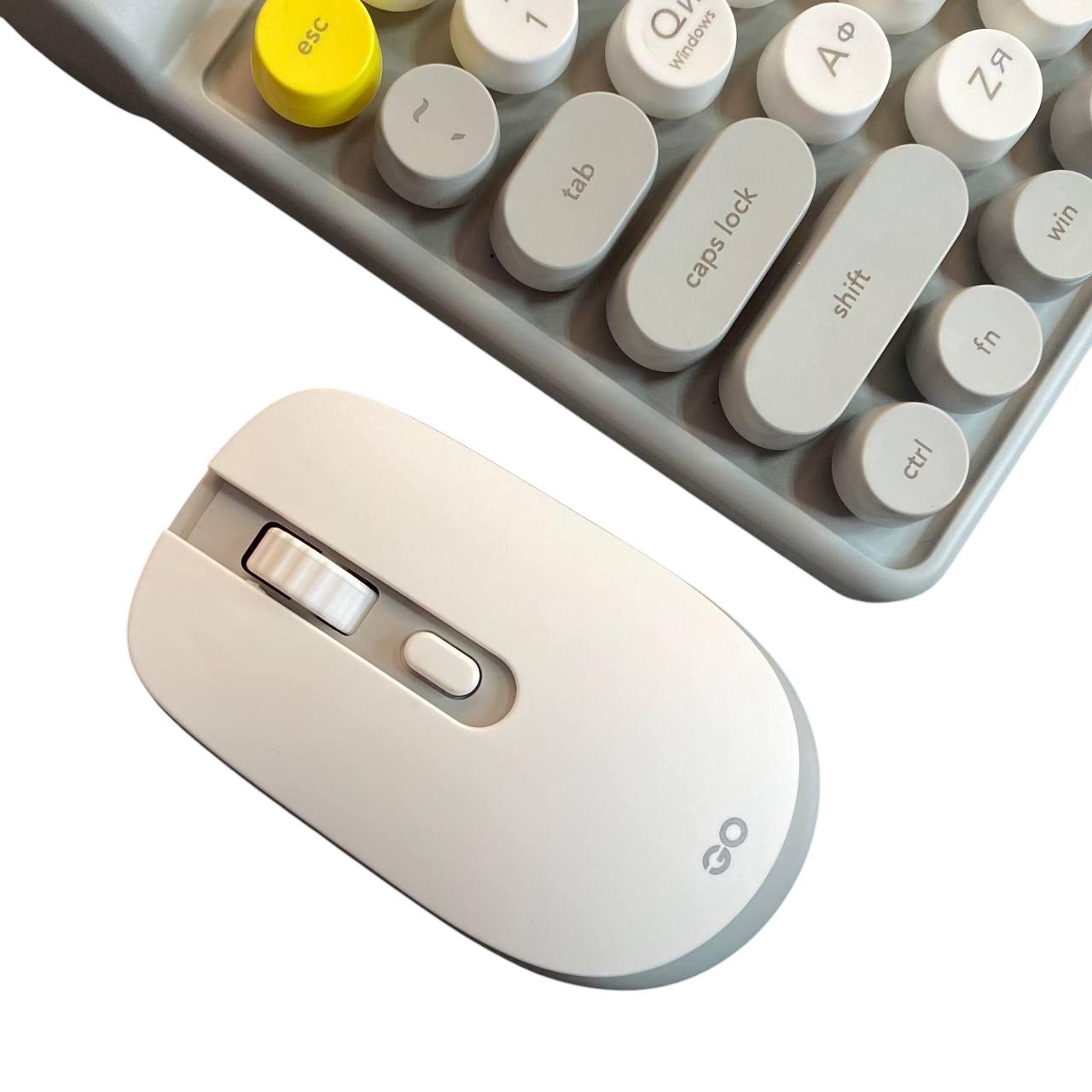 Клавиатура и мышка беспроводная Bluetooth Fantech Go WK896 Серый - фото 8 Клавиатура и мышка беспроводная Bluetooth Fantech Go WK896 Серый - фото 8