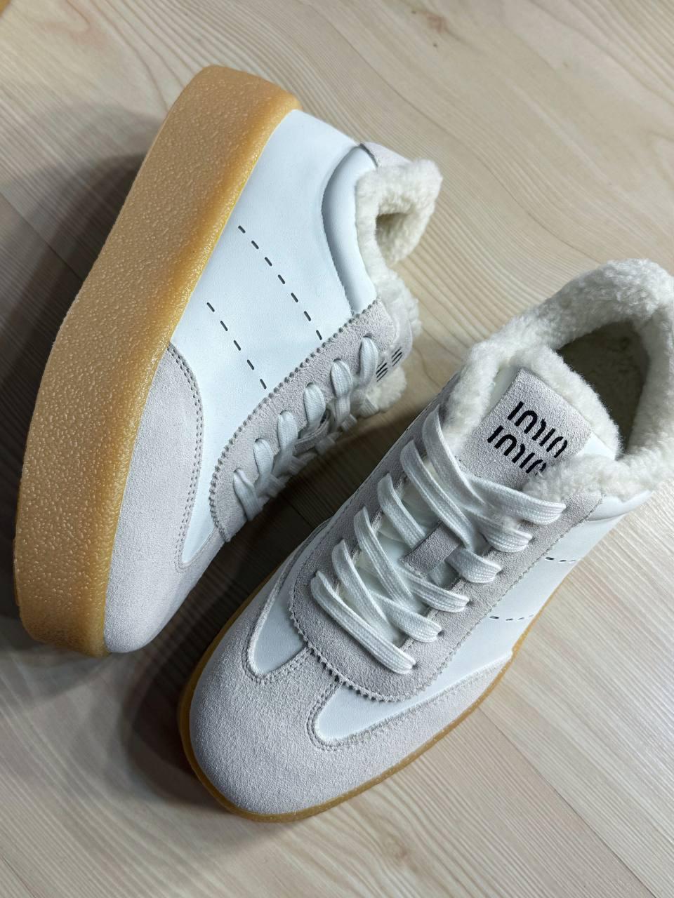 Кеды женские Hengji 632-23 утепленные кожаные с замшей на меху р. 41 Белый (5385) - фото 7 Кеды женские Hengji 632-23 утепленные кожаные с замшей на меху р. 41 Белый (5385) - фото 7