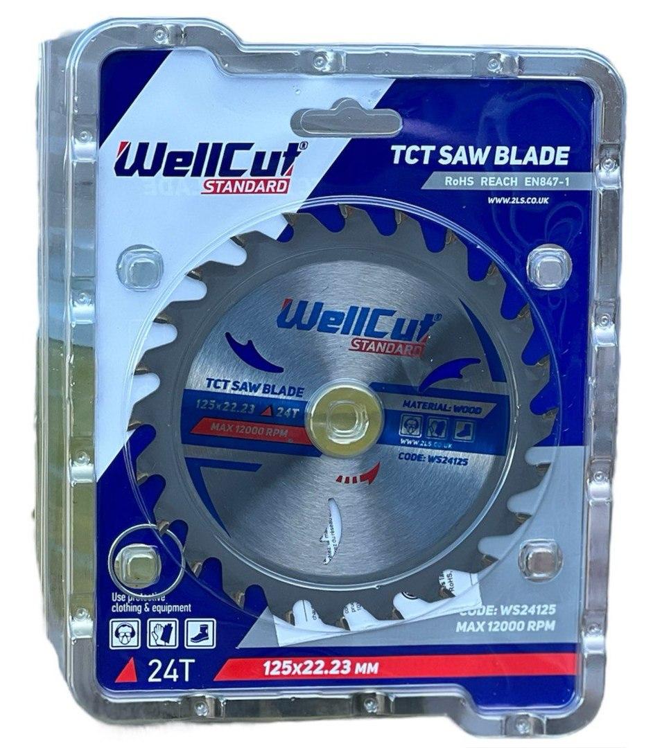 Диск пильный по дереву WellCut Standard 125х22.23 24T