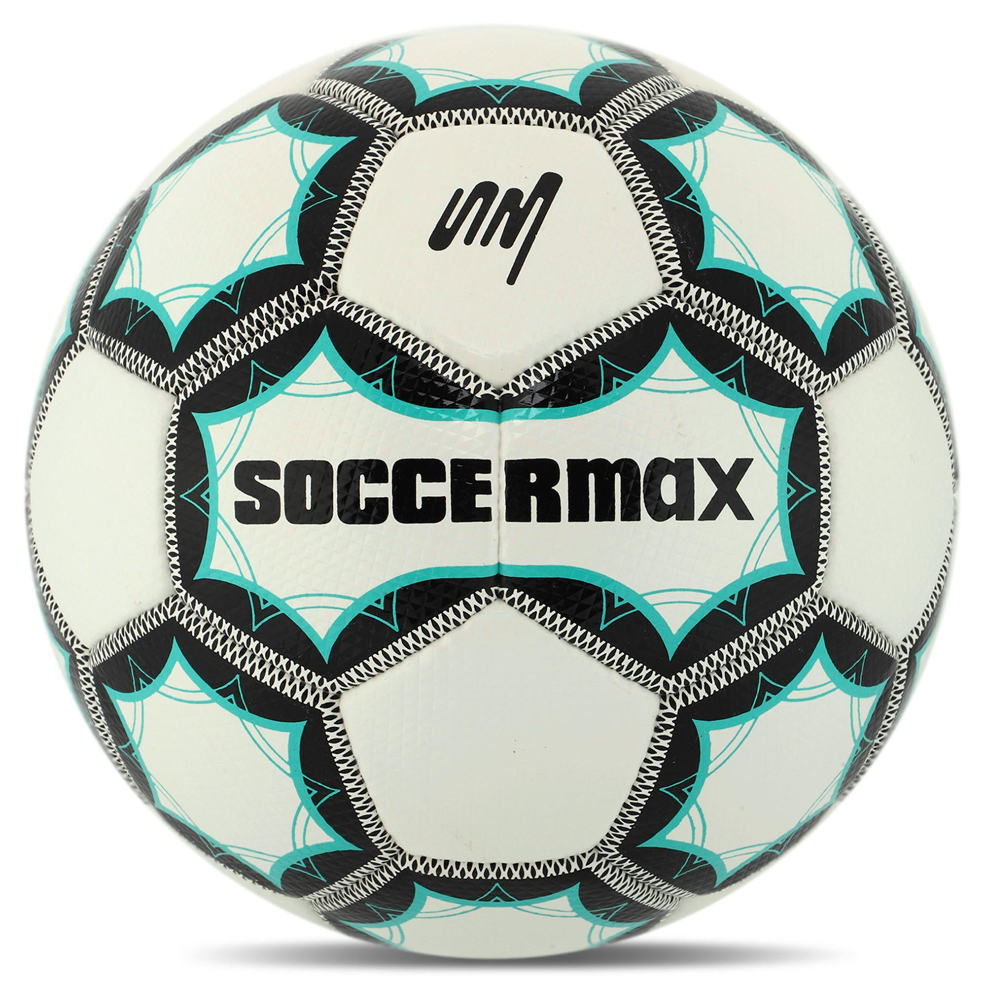 Футбольный мяч SOCCERMAX FB-8079 №5 PU Белый/Бирюзовый