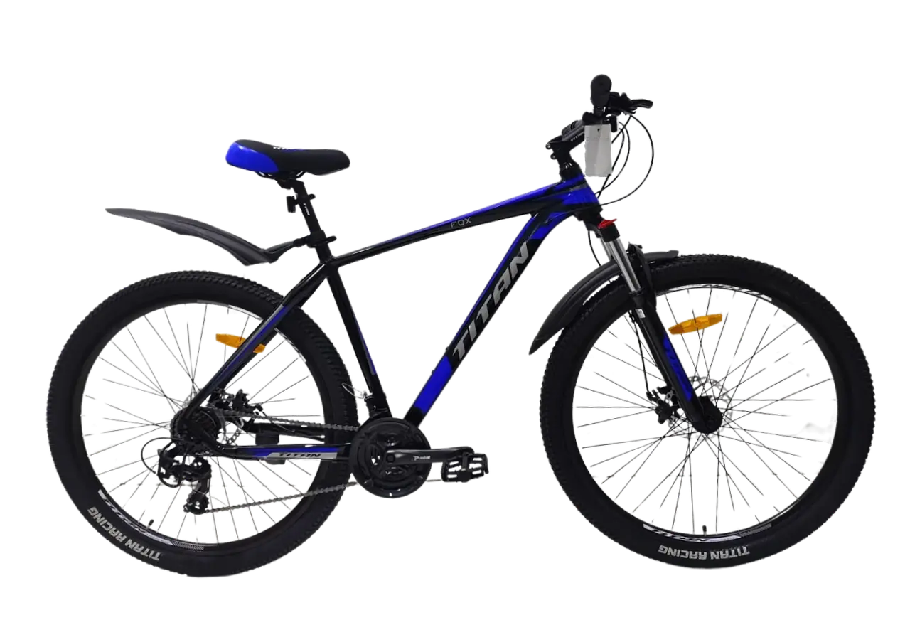 Велосипед Titan FOX 2024 29" 17" Black/Blue