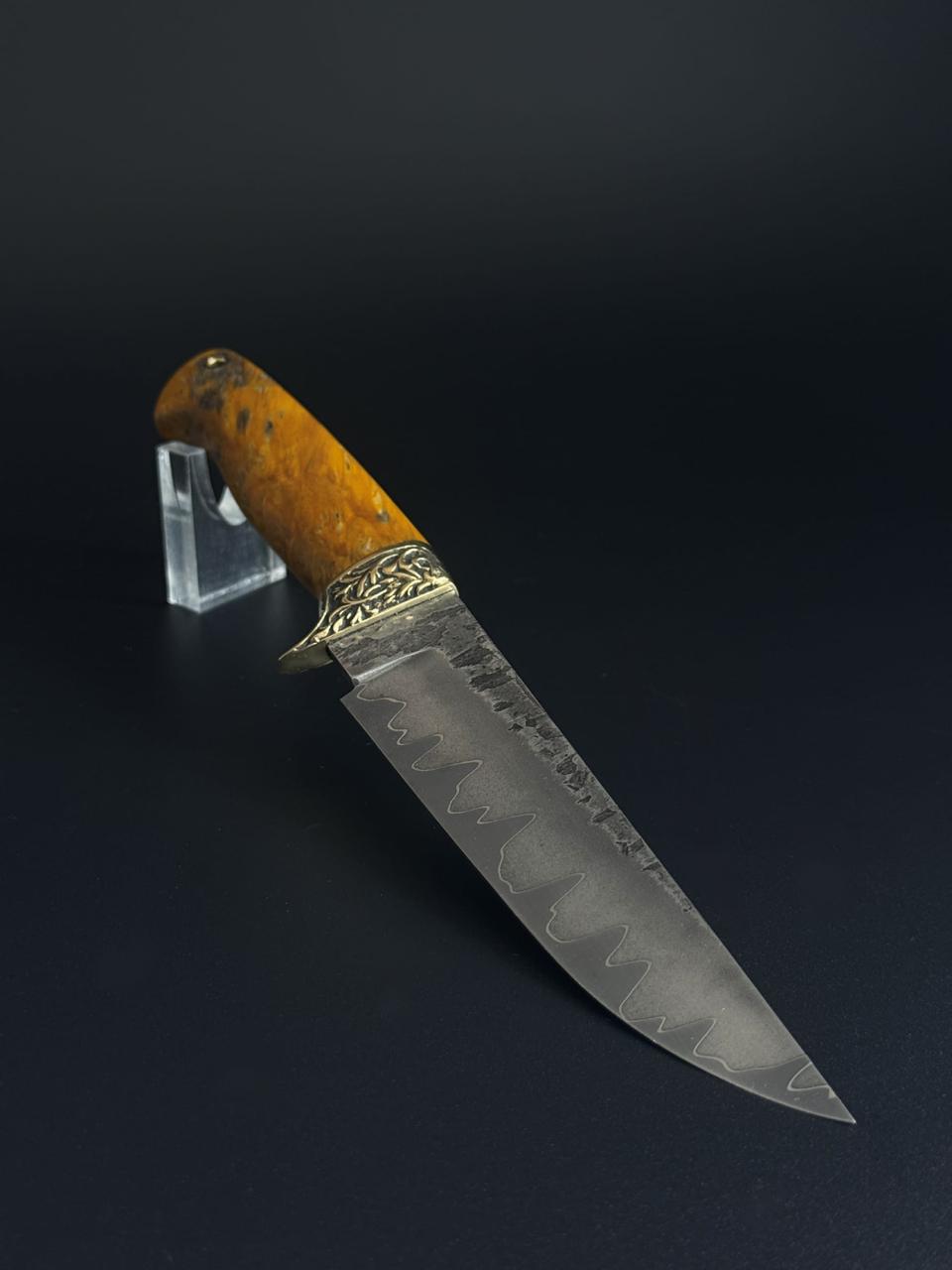 Нож туристический Gorillas BBQ 24,5 см Коричневый (KN198) - фото 4