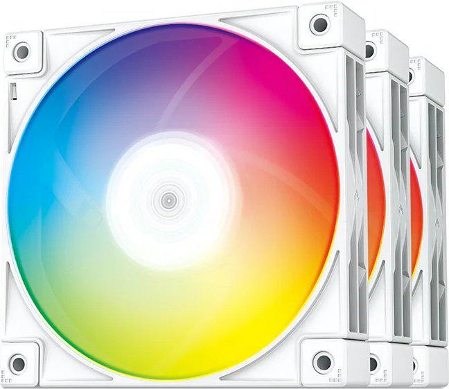 Набор вентиляторов DeepCool FC120 3 IN 1 ARGB White 3pcs Pack 120 мм (R-FC120-WHAMN3-G-1)