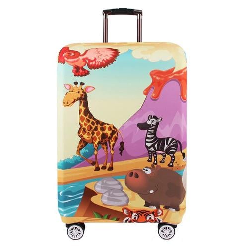 Чехол защитный для дорожного чемодана Multicolored Животные 18-21" S (535011)