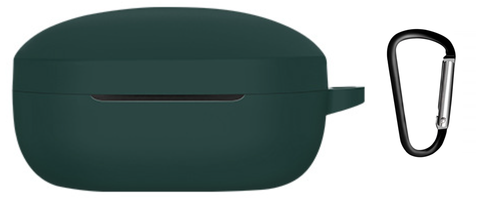 Чехол-накладка DK Silicone Candy Friendly с карабином для Anker SoundCore Life P2 Mini Green