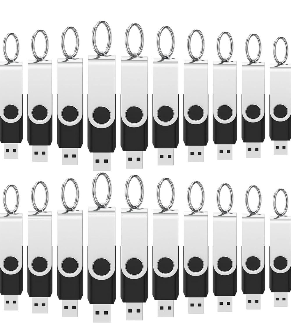 Флеш накопичувач USB 2,0 WOOOLKEN 8GB поворотний корпус LED 50 шт. Чорний