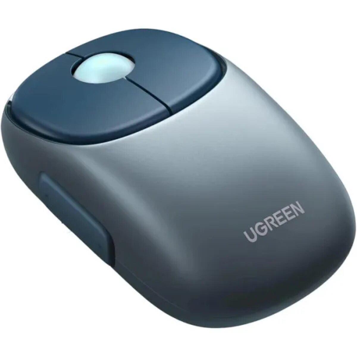 Компьютерная мышка беспроводная UGREEN FUN+ Wireless Mouse BT Blue (UGR-90538)