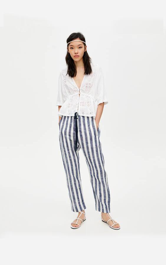 Брюки женские Pull&Bear S Синий (5679318b26) Брюки женские Pull&Bear S Синий (5679318b26)