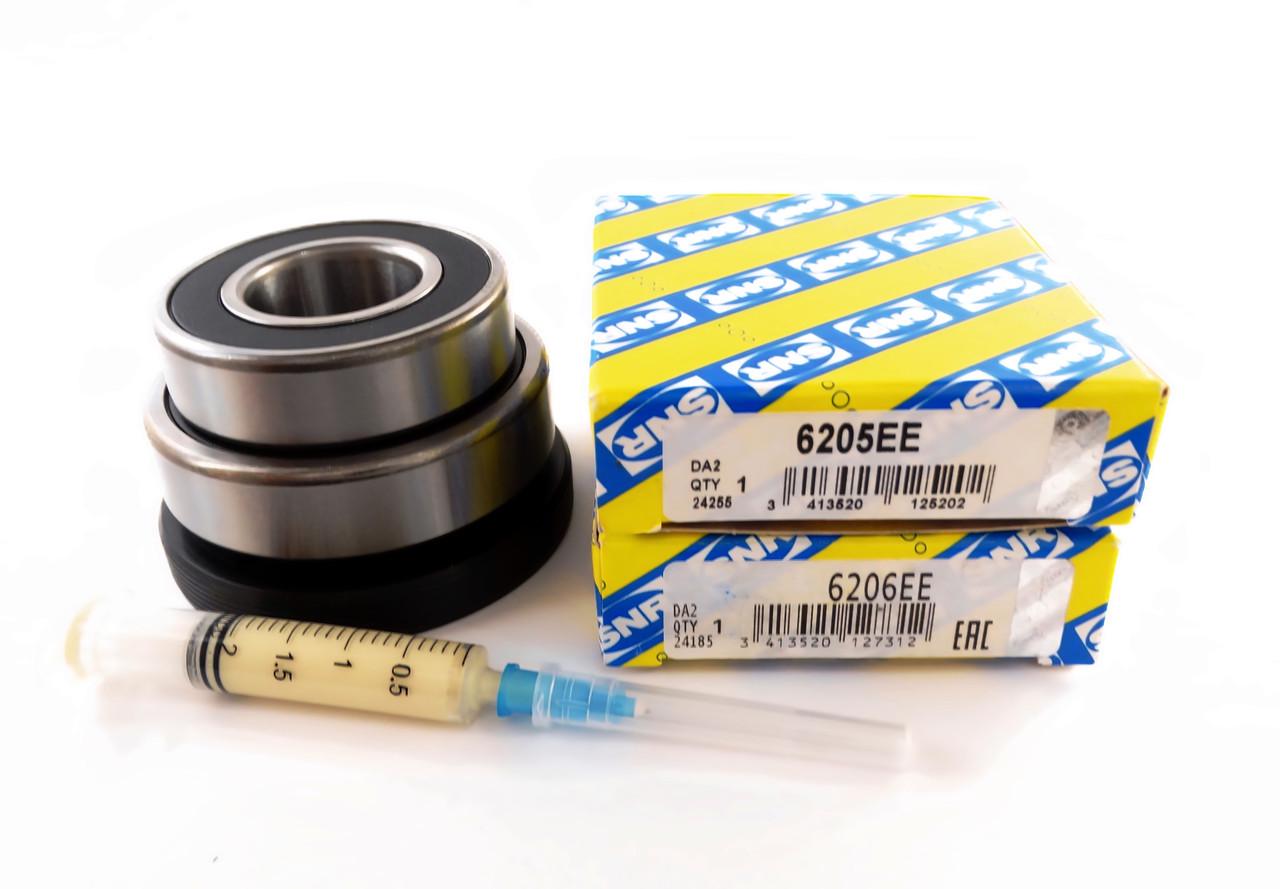 Подшипники SNR для стиральной машины Bosch Siemens 6205-6206 сальник 37,4х62х10/12 смазка 2 мл (p2350) Подшипники SNR для стиральной машины Bosch Siemens 6205-6206 сальник 37,4х62х10/12 смазка 2 мл (p2350)