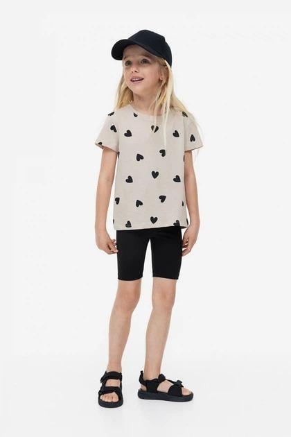 Шорты H&M 599090 128 см Черный Шорты H&M 599090 128 см Черный