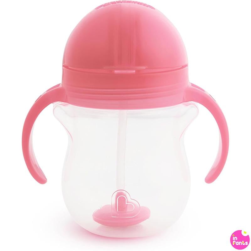Поїльник з трубочкою Munchkin Any Angle 210 мл Рожевий (00495) - фото 2