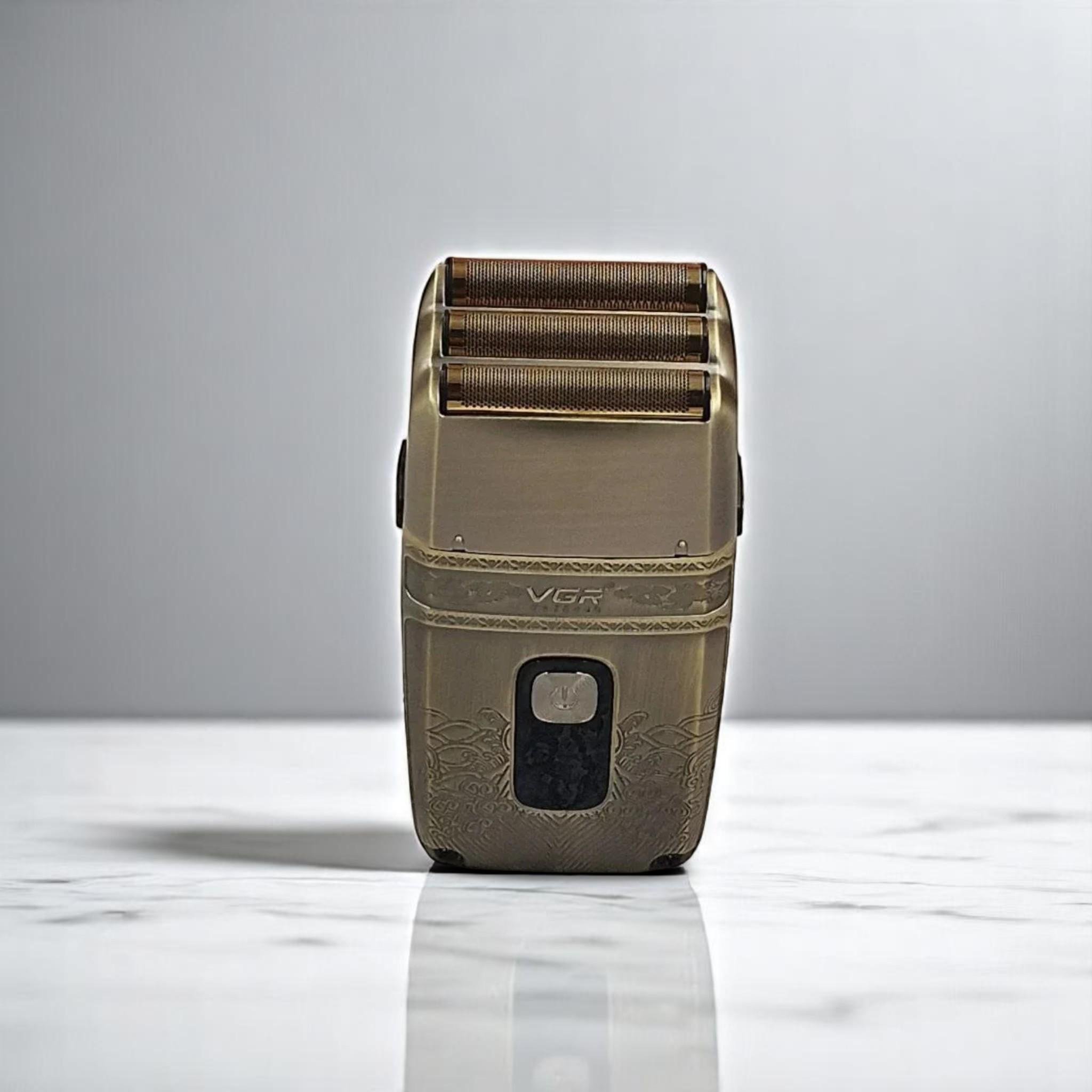 Электробритва VGR V-335 водонепроницаемость IPX6 LED-дисплей Gold (E_V-335Gold) - фото 5