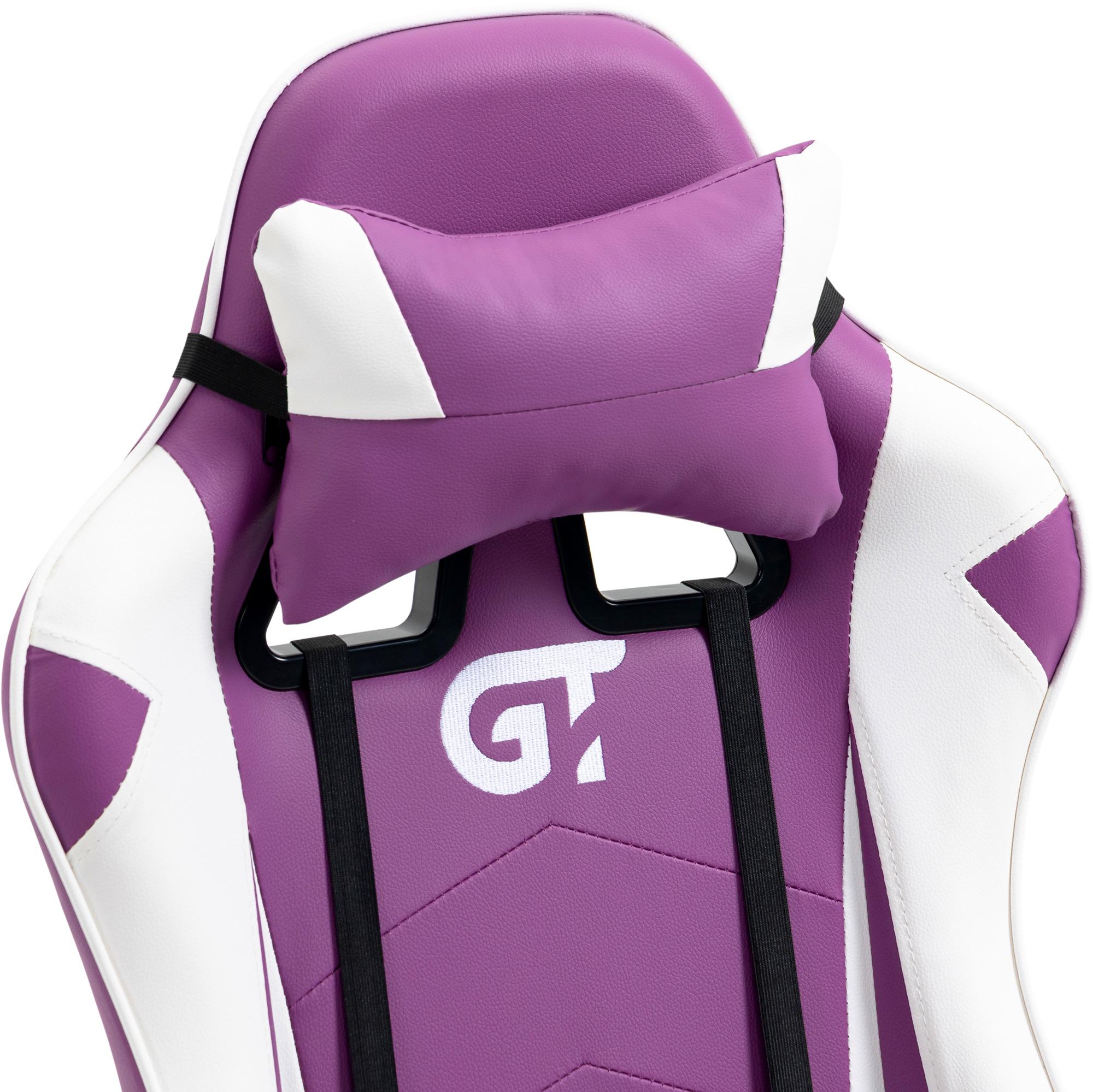 Детское кресло для письменного стола GT Racer X-5934-B Kids White/Violet - фото 9