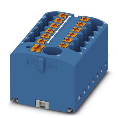 Розподільний блок Phoenix Contact PTFIX 6/12X2,5 BU 450В 24A Push-in Синій (3273354) Розподільний блок Phoenix Contact PTFIX 6/12X2,5 BU 450В 24A Push-in Синій (3273354)