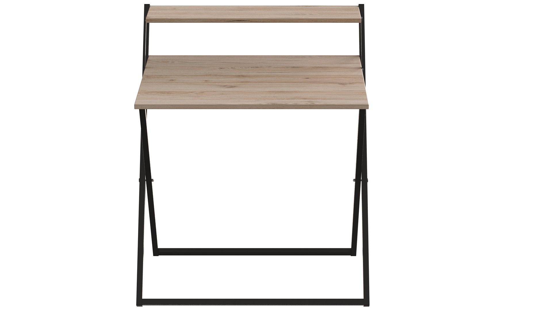 Стіл-трансформер Ferrum-decor Компакт 4 метал/ДСП 16 мм 750x790x720 мм Чорний/Дуб Сан-Марино (FRD-104691) - фото 4 Стіл-трансформер Ferrum-decor Компакт 4 метал/ДСП 16 мм 750x790x720 мм Чорний/Дуб Сан-Марино (FRD-104691) - фото 4