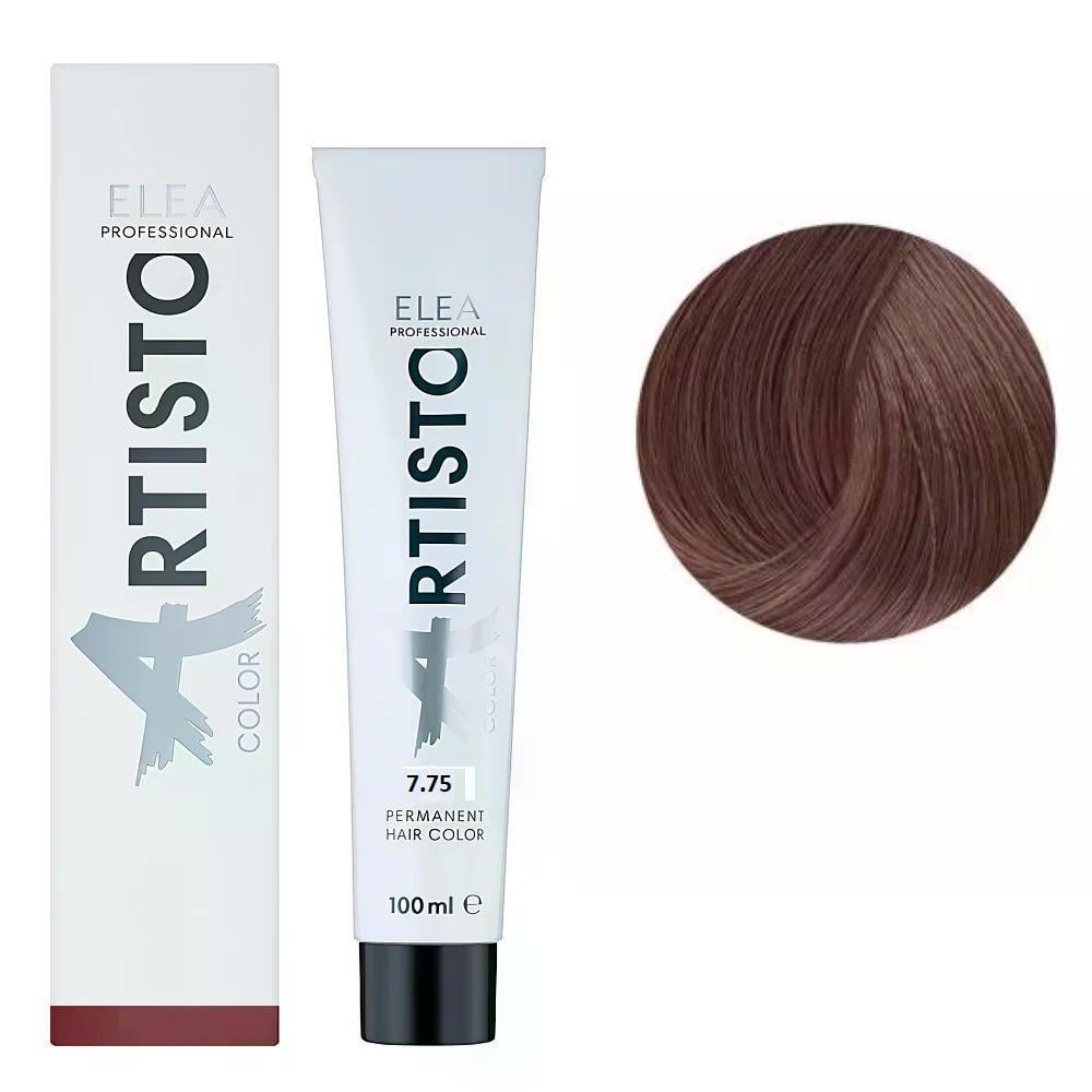 Крем-краска для волос Elea Professional Artisto Color 7.75 Коричневый махагоново-русый 100 мл