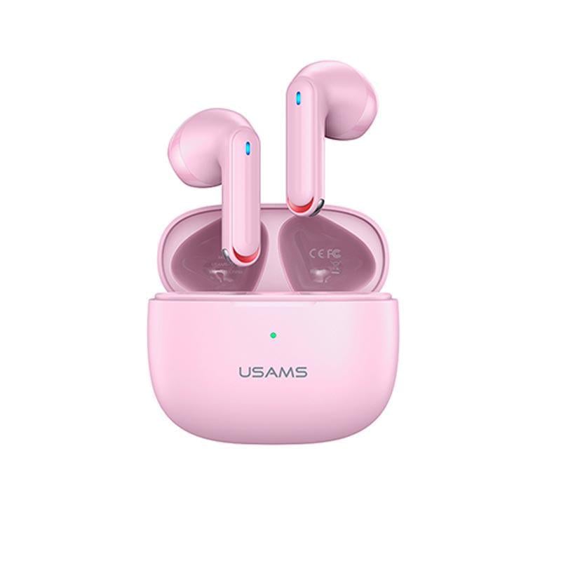 Наушники Bluetooth USAMS TWS NX10 BT5,2 35/320 mAh 5h Pink (554401)