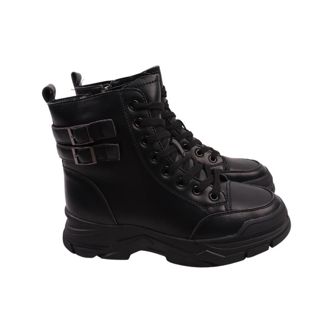 Ботинки женские Li Fexpert из кожи р. 39 Черный (1017-23ZHC)