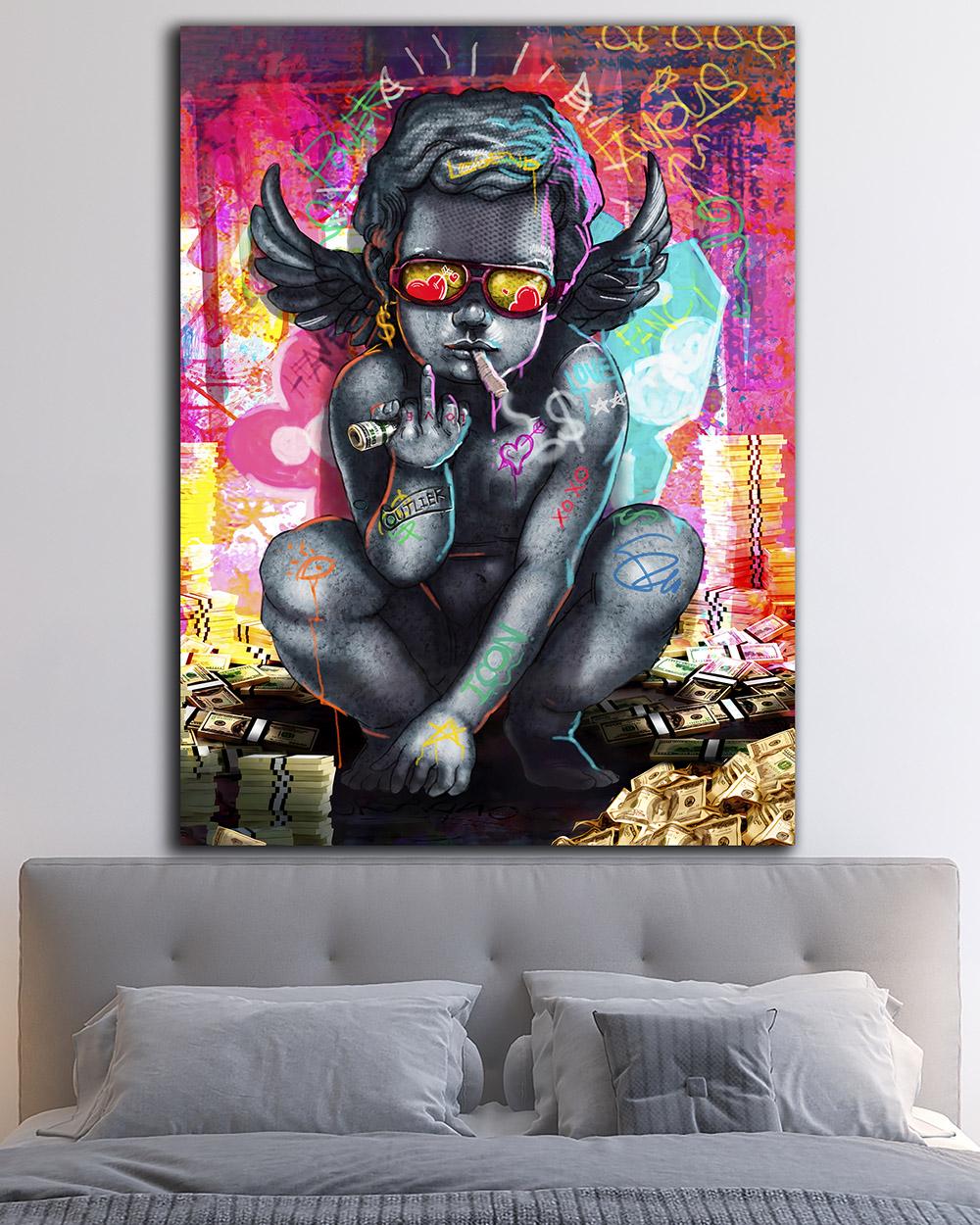 Картина для интерьера Money Angel Art 100х130 см (MIX-525- 3)