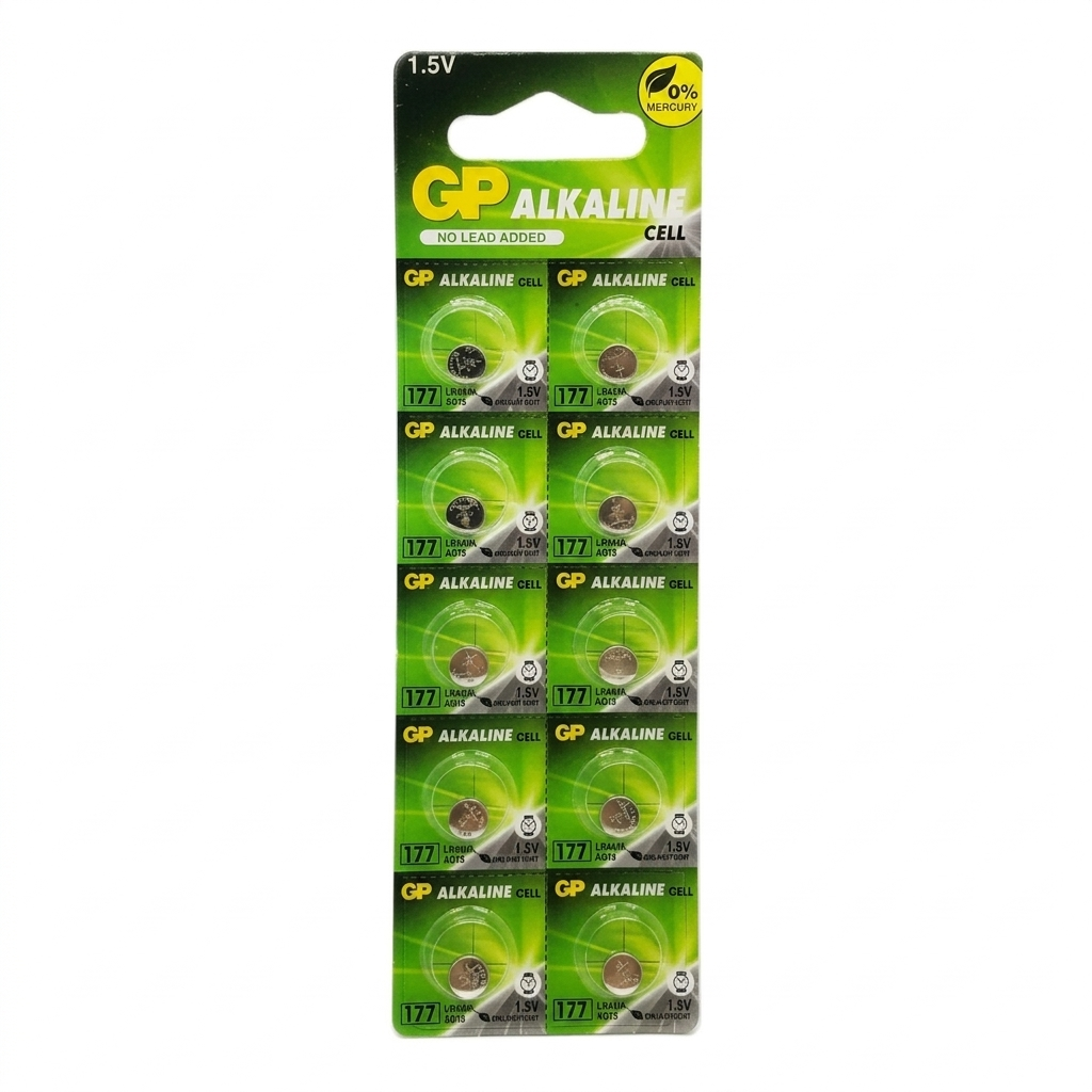 Батарейки GP 377 LR626 AG4 1,5V Alkaline комплект 10 шт. (4891199026690)