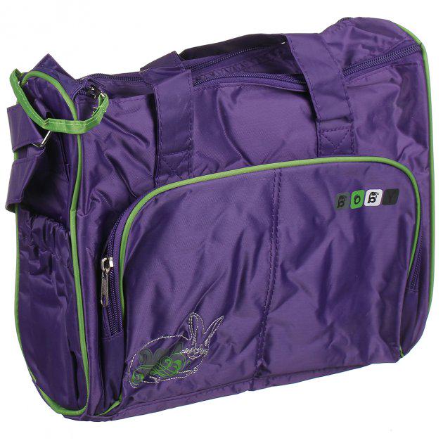 Сумка дорожня для мами з відділеннями Stenson Baby J00768 27 см Purple (13378995)
