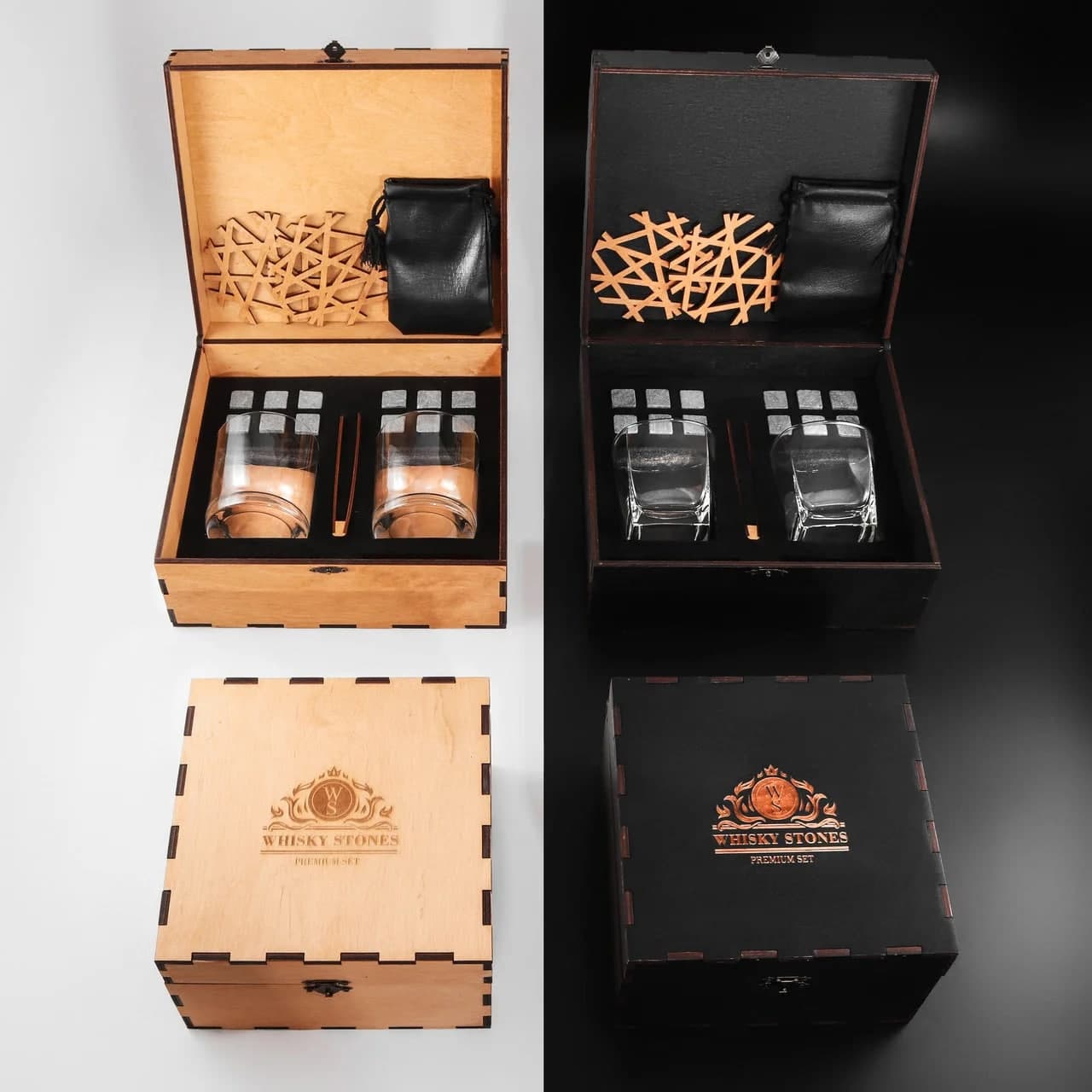 Набор стаканов Bohemia Quadro 340 мл 2 шт с камнями для виски - фото 7 Набор стаканов Bohemia Quadro 340 мл 2 шт с камнями для виски - фото 7