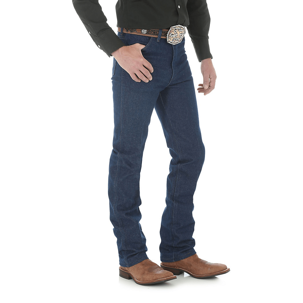 Джинсы мужские Wrangler Rigid из нестиранного денима W36 L32 Темно-синий (936DEN)