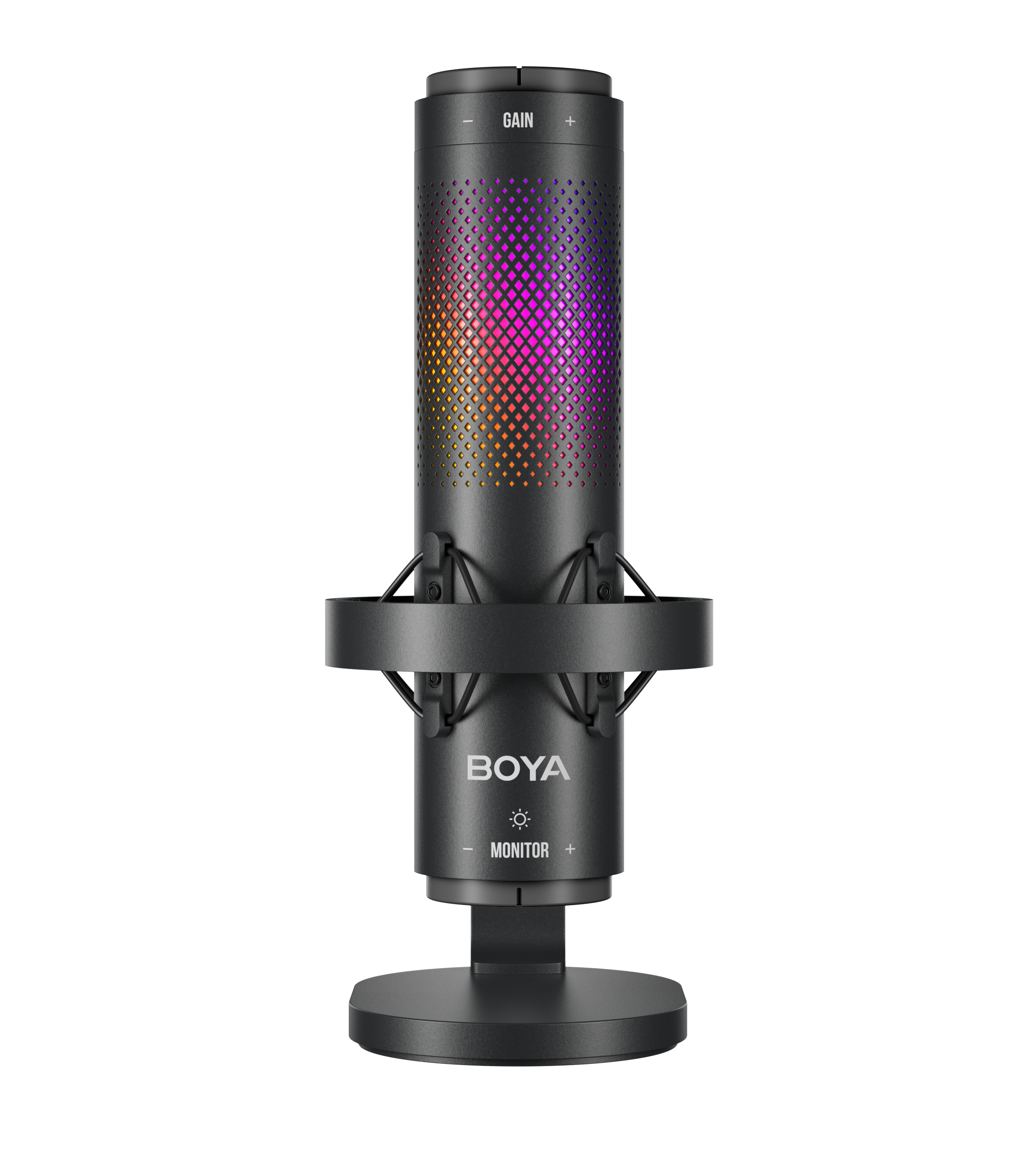 Микрофон BOYA K9 для блоггеров с RGB подсветкой и стойким пантографом (51004) - фото 10 Микрофон BOYA K9 для блоггеров с RGB подсветкой и стойким пантографом (51004) - фото 10