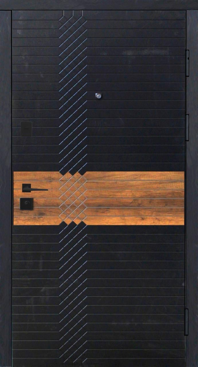 Двери входные квартирные Термоплюс Ромб 2040х960 мм правые (96R)