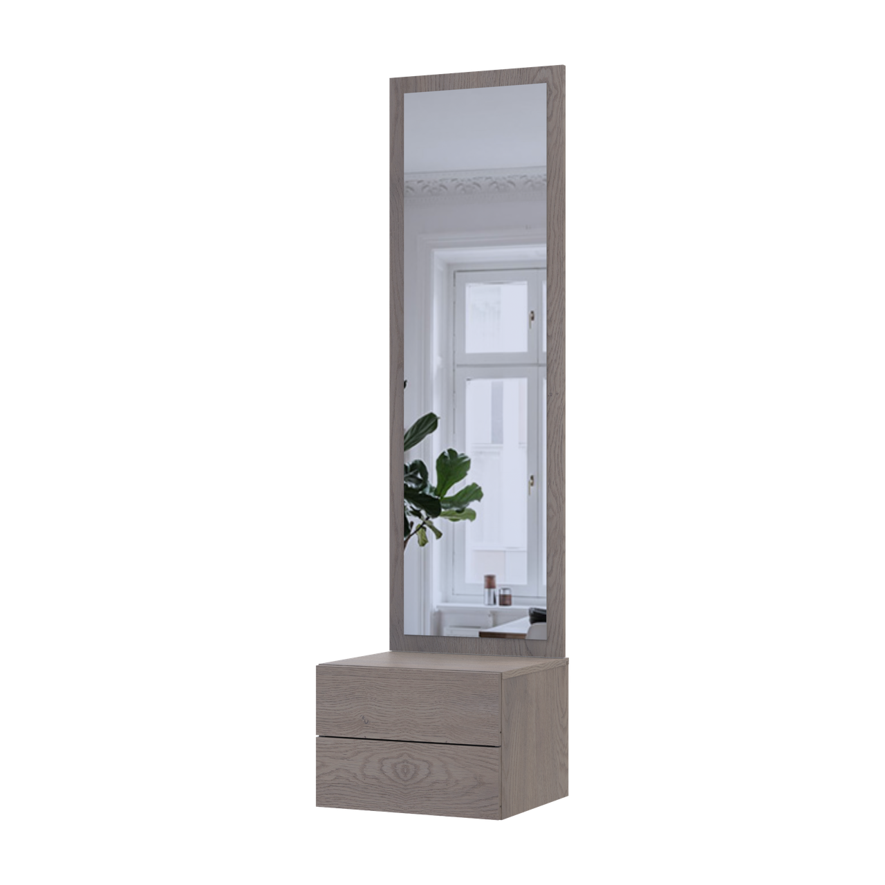 Прихожая Doros Сола ДСП/зеркало 165х40х215 см Канноло/Кашемир (42005231)