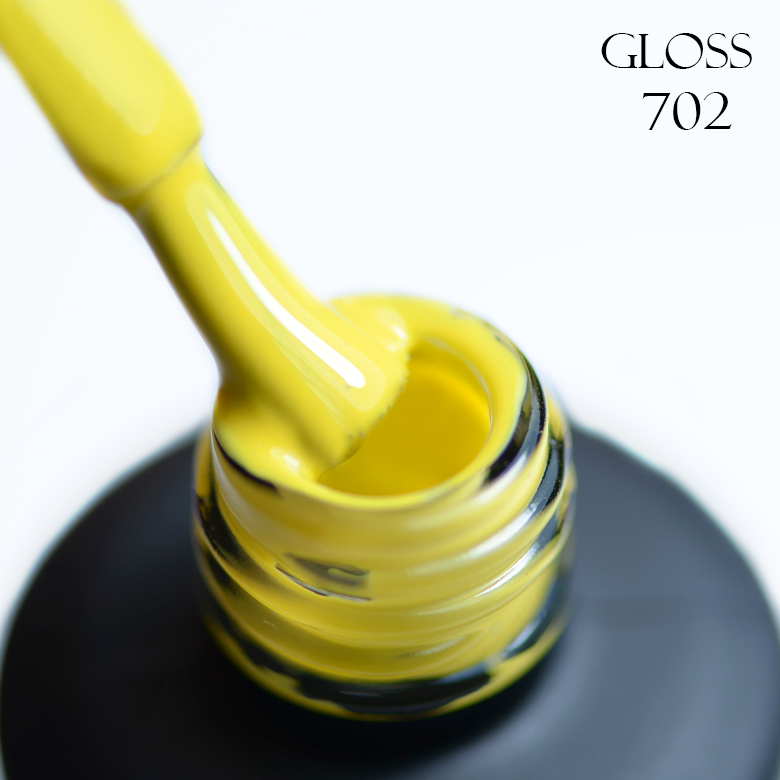 Гель-лак GLOSS 702 11 мл Желто-салатовый (4984)