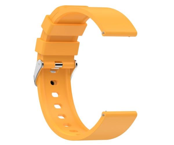 Ремешок Silicone для смарт-часов Amazfit Bip 3/Bip 3 Pro 20 мм Желтый