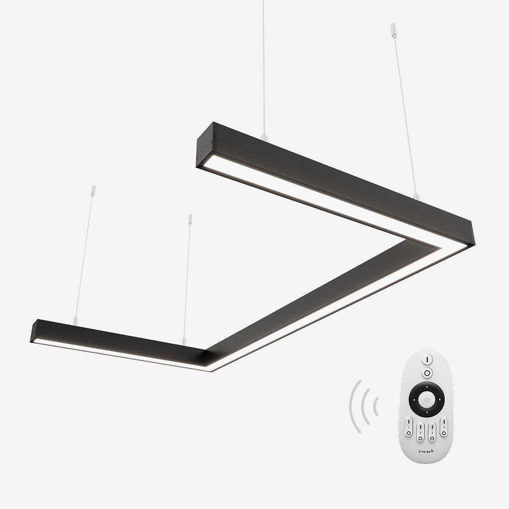 Светильник светодиодный управляемый X-LED 60 Вт U-образный Черный (LSNU-60db) - фото 2