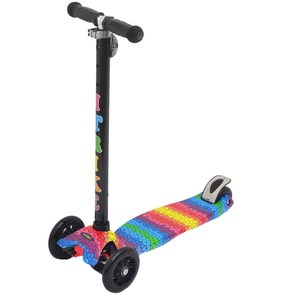 Самокат детский Itrike Maxi Style до 70 кг Rainbow (2T1026)